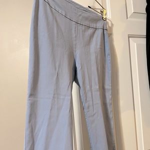 Ankle, business casual light blue cropped dress pants
